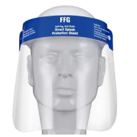 Industrial Face Shield | Ratchet Headgear with 1.5–2.0 mm Polycarbonate/Acetate Visor | Anti‑Splash, Impact Protection | Fits Over Goggles & Masks